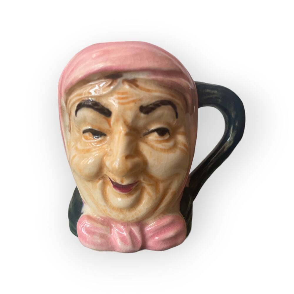 Vintage shaker Old Woman | Made in Japan | Has cork | EUC